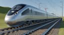 do 3d train metro, 3d railway, subway track with rendering