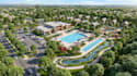 do architectural landscape plan master plan site plan render 3d visualization