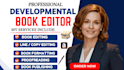 developmental edit beta reading proofread dark fantasy format novel book editor