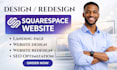 build squarespace consultant website redesign squarespace website development
