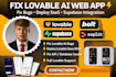fix lovable ai web app, saas app lovable, deploy lovable saas mvp with supabase