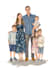 make watercolor family portrait