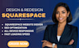 rebuild squarespace website design, redesign and development , with squarespace