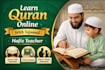 teach quran with tajweed and noorani qaida for beginners online