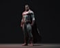 create epic cinematic superhero character art