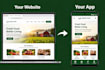 convert your website into android app with push notifications and admob ads