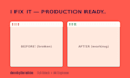 fix your vibe coded app, debug and make it production ready