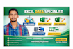 do excel data cleaning, formatting, splitting, merging