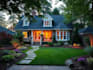 design front yard, backyard, home garden as landscape