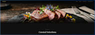 design a stunning restaurante website with menu