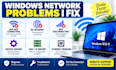 fix windows wifi, internet and network connection problems