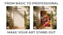 convert your image into an editable photoshop wall art mockup PSD