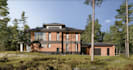model 3d exterior building using blender, structural 3d designer, elevation cgi