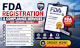 provide fda registration, listing  and US agent services