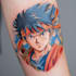 draw anime tattoo design