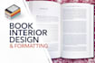 format and design book interior, book layout, typesetting
