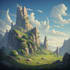 draw a natural landscape and background illustration