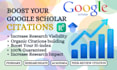 increase backdate google scholar citations write and publish research article
