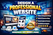 design or redesign a professional wordpress website, wix website, weebly website