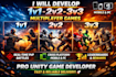 develop 1v1, 2v2, 3v3, multiplayer games, online pvp  unity mobile and pc games