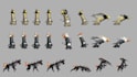 create 8bit 16bit pixel art character sprite sheet animation rpg game assets