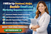 set up omnisend mailjet beehiiv email lead nurturing sequence automation