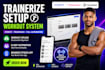 setup trainerize workout plan everfit truecoach fitness app