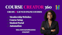 create go high level course creator membership website online course automation