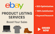 do ebay listing, ebay product listing, ebay SEO, cross listing