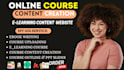 do online course content, course creation course curriculum, ebook writer