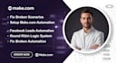 make com clay com automation ,facebook leads round robin setup expert
