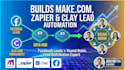 build make com clay com automation and facebook leads round robin setup