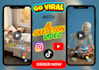 create viral ai skeleton animation in dr style, faceless youtube, tiktok videos