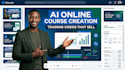 do best ai online e learning training coaching course content video creation