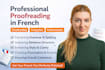 proofread and edit your french text professionally