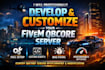 expert fivem qbcore server development and customization services