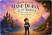 illustrate children story book illustration, children story, book cover
