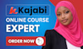 setup kajabi online course kajabi landing page sales funnel and kajabi expert