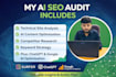 do ai SEO audit and strategy with actionable recommendations