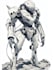 design high quality robot, mecha concepts