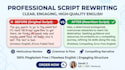 rewrite your script into professional and engaging english