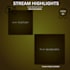 design clean gaming stream covers and highlight thumbnails