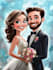 make cartoons caricature couple