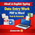 do data entry tying