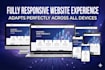 build responsive react website using vite, HTML, CSS, and javascript