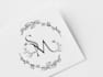 design custom wedding logo, wedding monogram, and initials