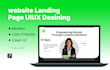 do website ui ux design, figma website design and website ui ux