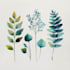 create a botanical illustration in the traditional