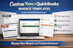 design custom xero and quickbooks invoice template