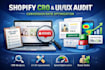 do conversion rate optimization shopify audit  shopify cro  ui ux audit cro